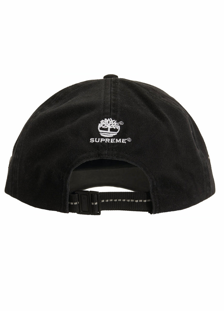 Supreme Timberland 6 Panel Black Cap – CURATEDSUPPLY.COM