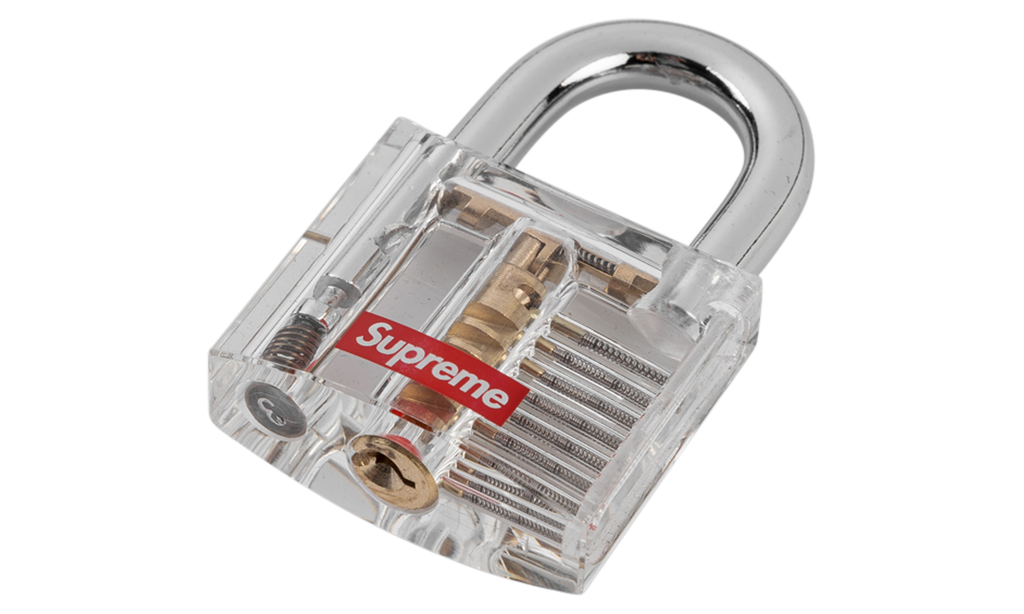 20SS Supreme Transparent Lock Clear