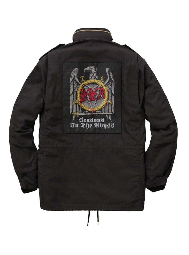 Supreme Slayer Eagle M-65 Jacket Black – CURATEDSUPPLY.COM