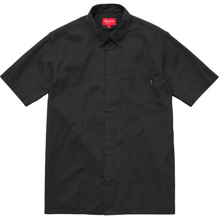 Supreme Lightweight Oxford Shirt Black Short Sleeve –