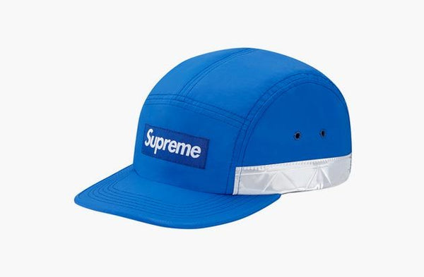 Supreme Reflective Stripe Camp Cap Royal – CURATEDSUPPLY.COM